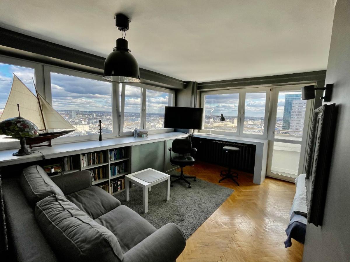 Super Apartament Grey Centrum 2X Metro Fast Wifi 300 Mbs Netflix Appletv Smarttv Spotify Panorama Miasta วอร์ซอ ภายนอก รูปภาพ