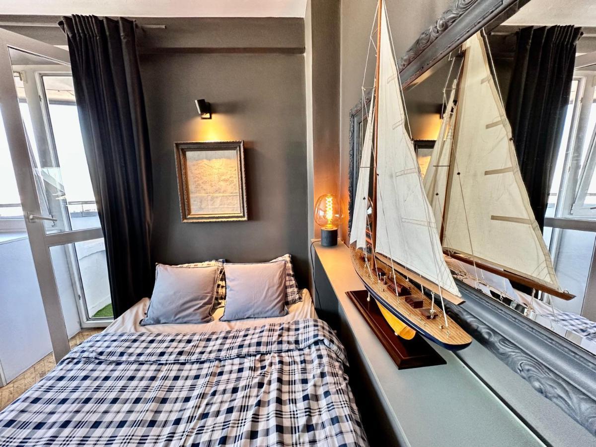 Super Apartament Grey Centrum 2X Metro Fast Wifi 300 Mbs Netflix Appletv Smarttv Spotify Panorama Miasta วอร์ซอ ภายนอก รูปภาพ
