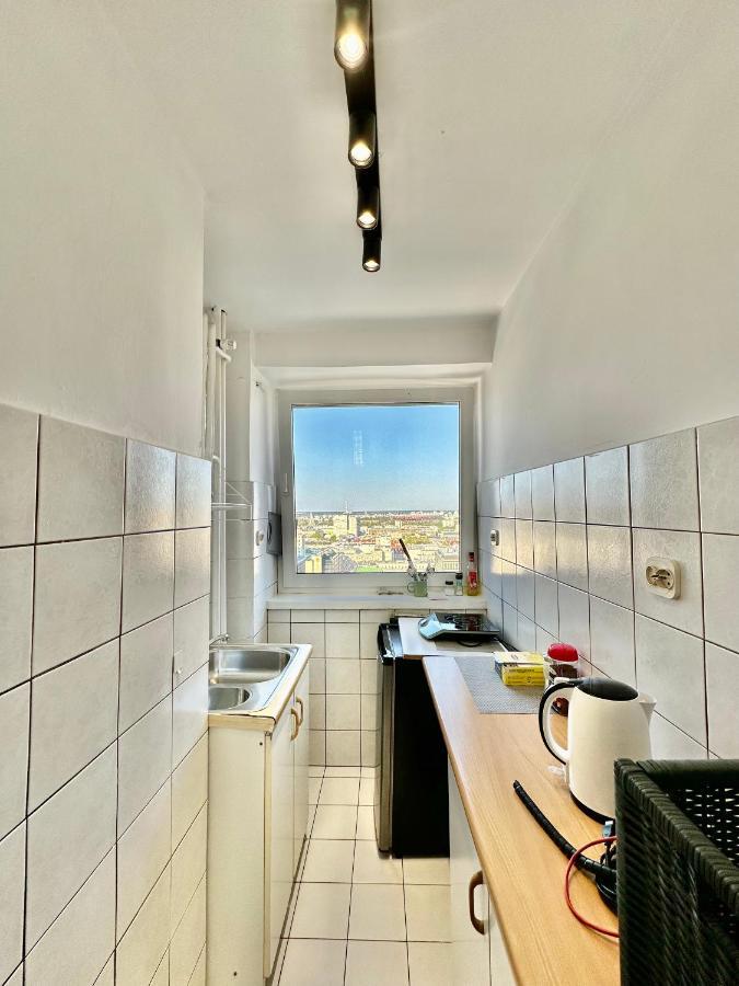 Super Apartament Grey Centrum 2X Metro Fast Wifi 300 Mbs Netflix Appletv Smarttv Spotify Panorama Miasta วอร์ซอ ภายนอก รูปภาพ