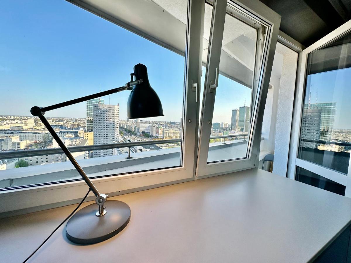 Super Apartament Grey Centrum 2X Metro Fast Wifi 300 Mbs Netflix Appletv Smarttv Spotify Panorama Miasta วอร์ซอ ภายนอก รูปภาพ